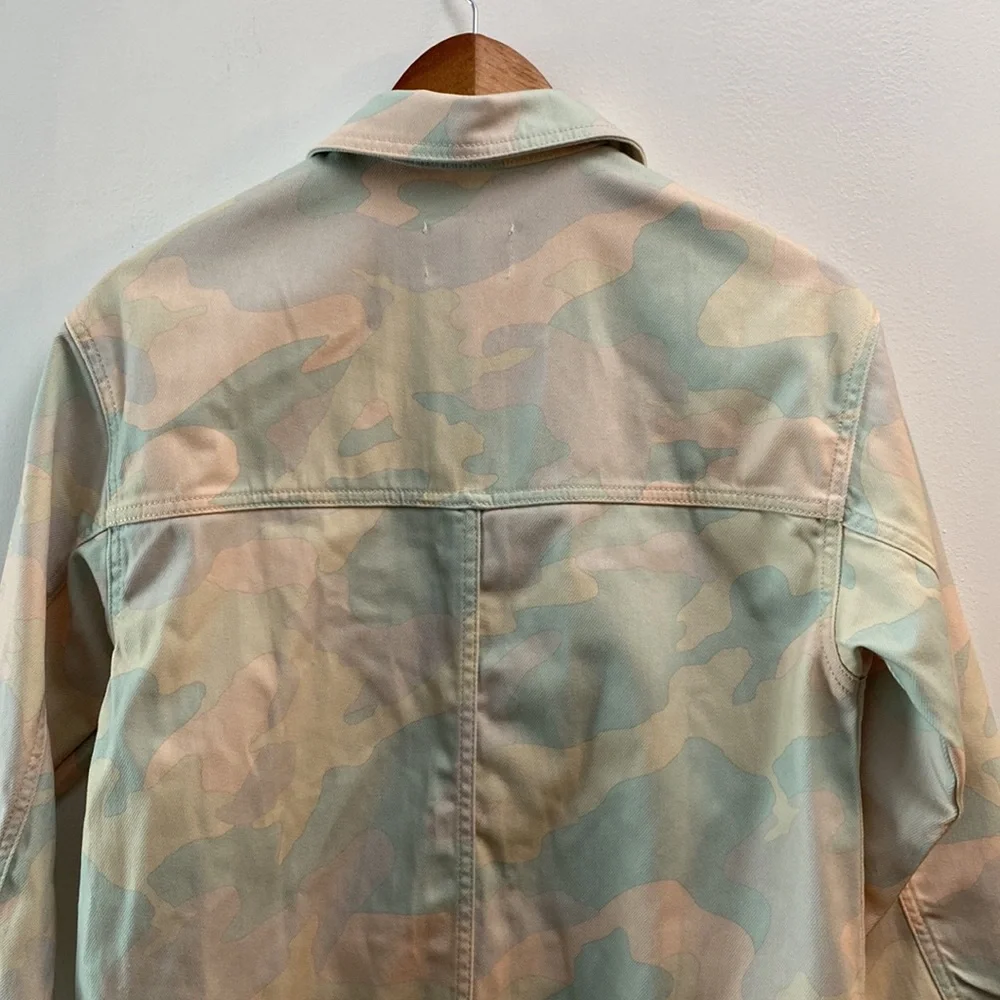 NWT Zara Printed Denim Nordic Jacket, Size 11-12 - Picture 8 of 15